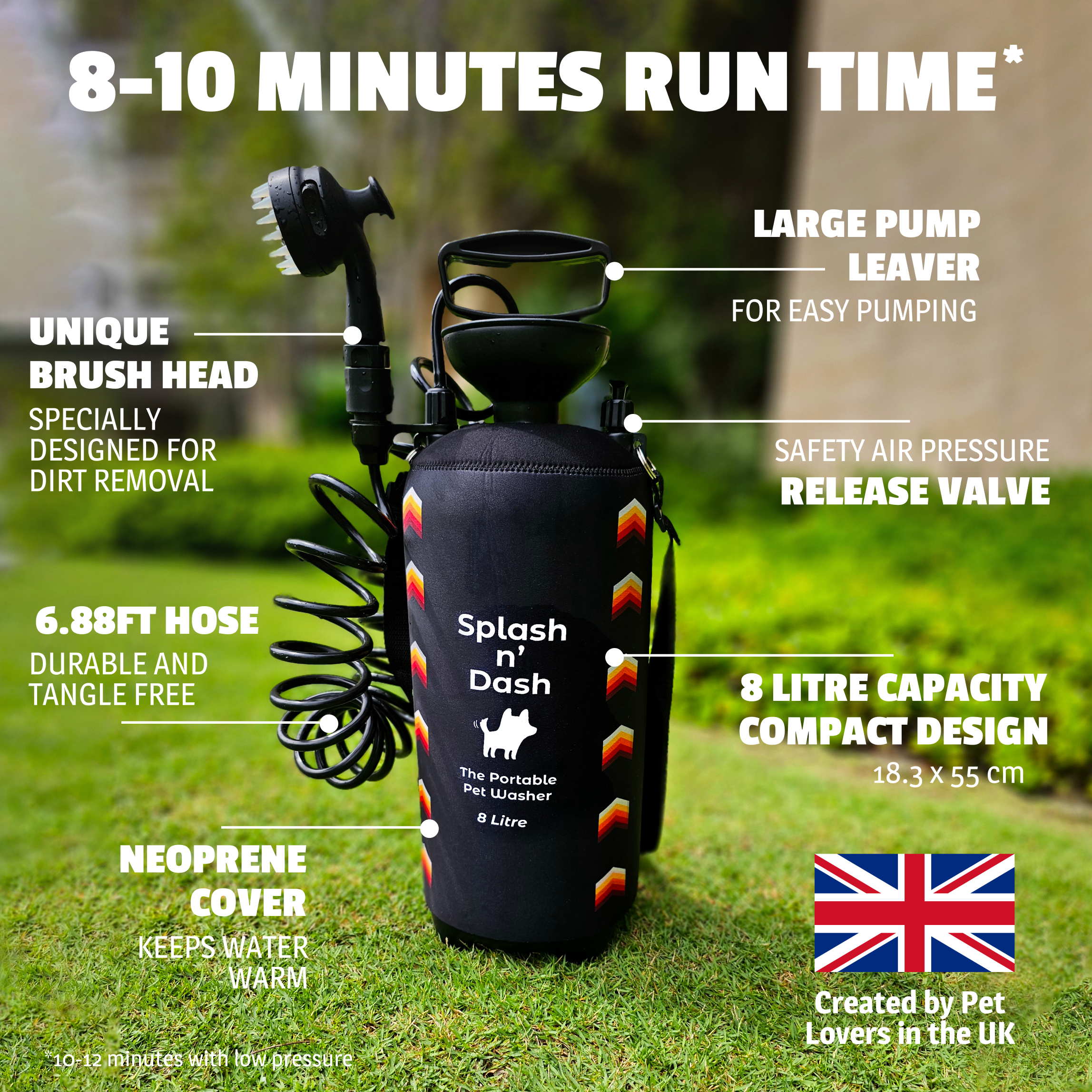 8L Portable Washer
